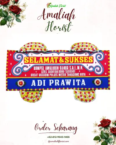 Karangan Bunga Ucapan Selamat di Sudimoro