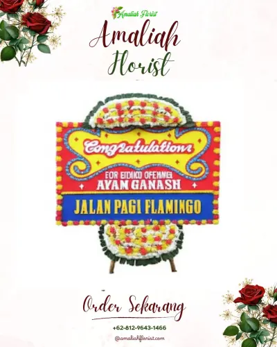Bunga Papan Congratulation di Sudimoro